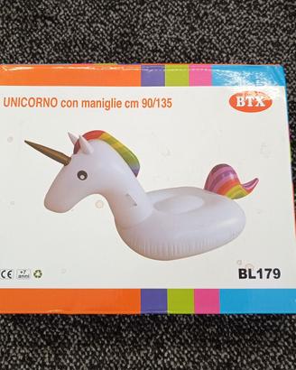 Isoletta unicorno gonfiabile