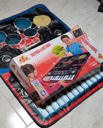 Tappeto tastiera e batteria gioco bimbi