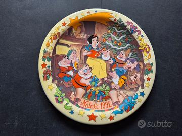 Piatto Natale 1992 Disney Topolino Roberto Marini