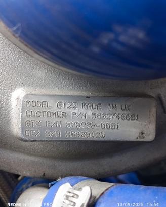 Turbocompressore Garrett GT22