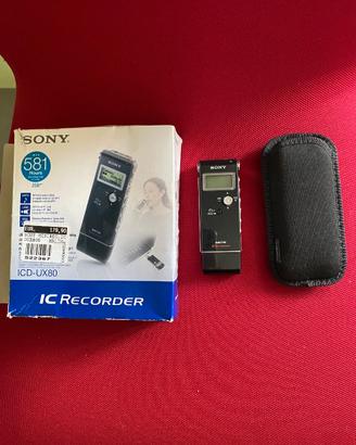 Registratore Sony ICD-UX80