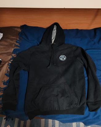 Felpa Napapijri Cappuccio Uomo Taglia S Nera