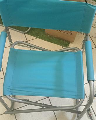 poltrona mare in stoffa pieghevole nuova 