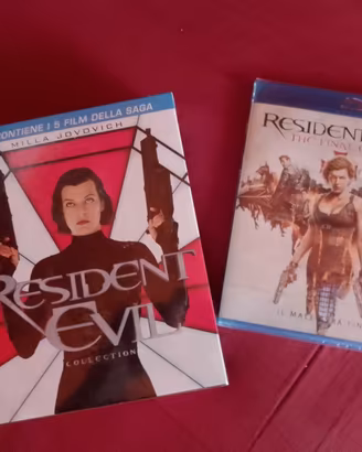 Saga Resident Evil Blu-ray sigillati 