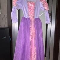 Vestito principessa Rapunzel bambina