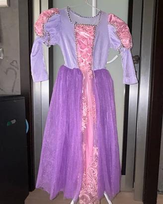 Vestito principessa Rapunzel bambina