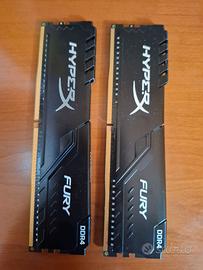 2 RAM HYPERX DDR4 DA 8GB