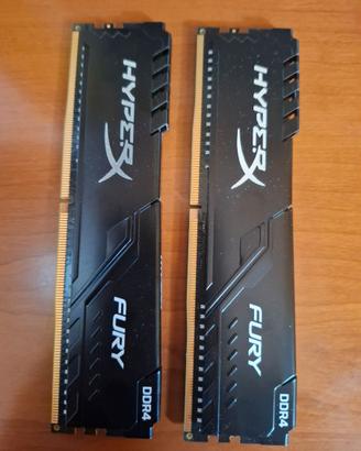 2 RAM HYPERX DDR4 DA 8GB