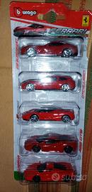 set burago ferrari 1:64