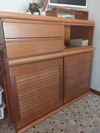Mobile TV credenza con cassetti e sportelli 