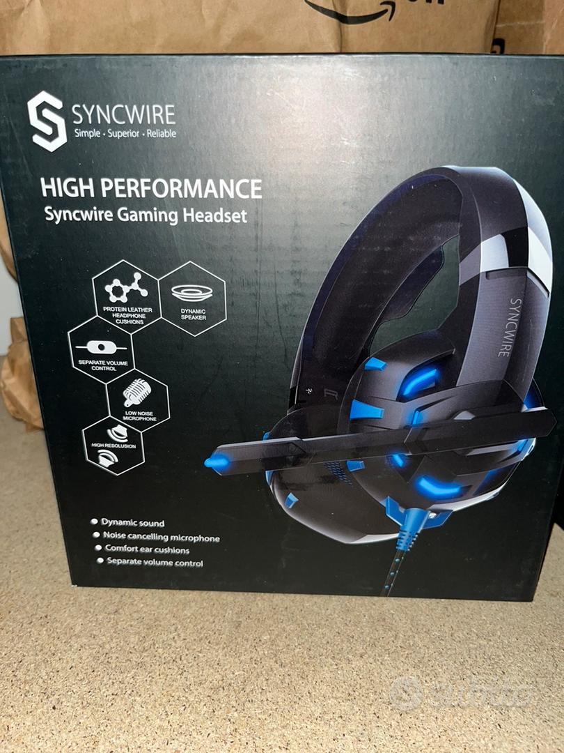 往復送料無料 HIGH PERFORMANCE syncwire Gaming Headset sushitai.com.mx