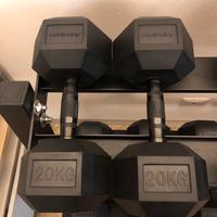 Dumbell e rastrelliera