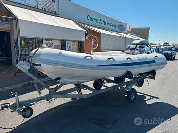 Gommone callegari bianco evinrude con carrello