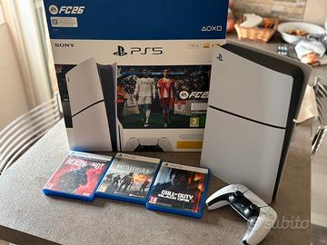 PLAYSTATION 5 + 3 GIOCHI