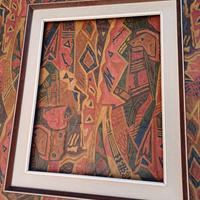 cornice in legno co passepartout