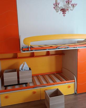 Cameretta 2 lettini Moretti compact 250 eu
