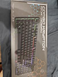 combo mouse e tastiera the g-lab