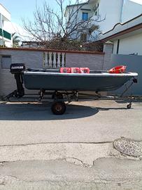 Barca e motore Evinrude 