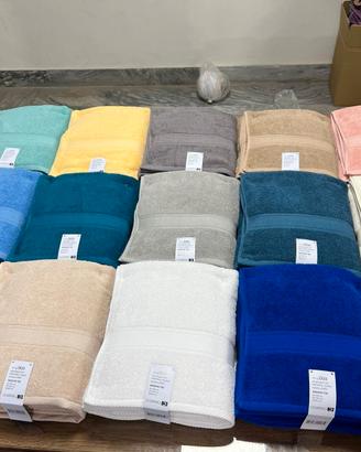 3 Asciugamani 100% Cotone 600grammi 