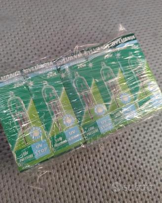 5 lampadine alogene 12v 20w g4