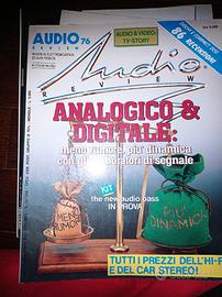 Rivista AUDIO REVIEW n° 76 del 1988