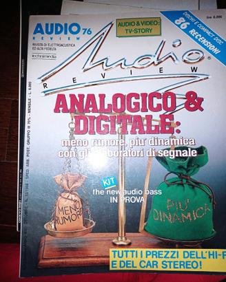 Rivista AUDIO REVIEW n° 76 del 1988