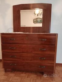 Comò con specchio anni 50 