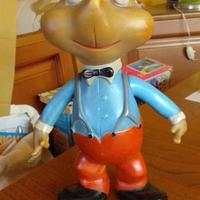 pupazzo in gomma vintage topo gigio vintage 