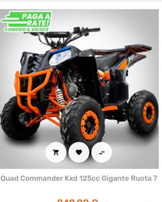 Quad 125 KXD commander