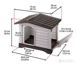 Cuccia per cani da esterno