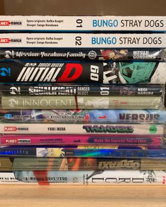 Lotto 46 volumi manga e variant