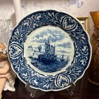 Raro piatto da muro vintage