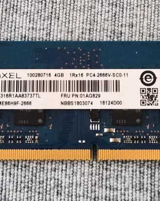 RAM DDR4 4 gb