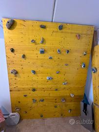 Parete arrampicata