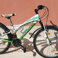 biciletta da adolescente ragazzo e ragazza.