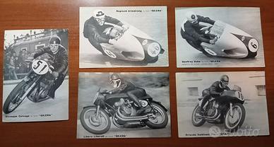CARTOLINE PILOTI MOTO GILERA ANNI '50