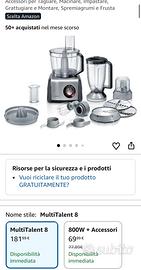 Robot cucina Bosch Multitalent 8