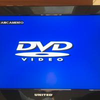 TV UNITED con lettore DVD incorporato