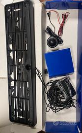 Kit porta targa con sensori di parcheggio
