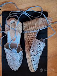 Espadrillas Frau argento