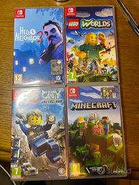 Nintendo Switch 4 giochi