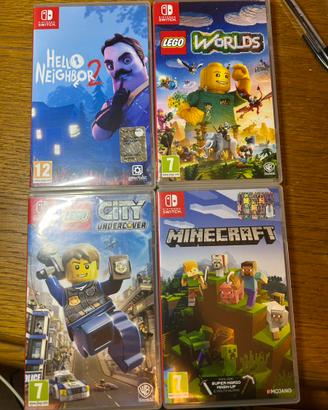 Nintendo Switch 4 giochi