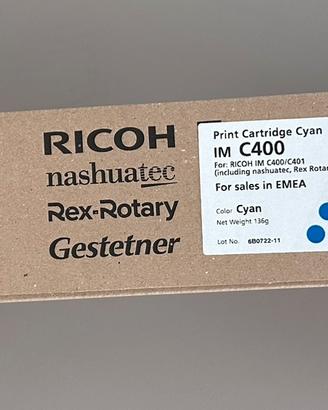 Toner Ricoh ciano im c400