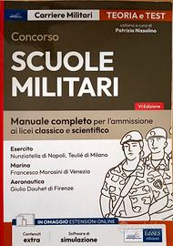 libro, test per scuole militari