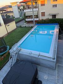 intex fuori terra 9,75x4,88h132cm con struttura