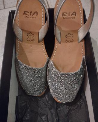 Minorchine RIA Menorca Glitter Argento - N. 40