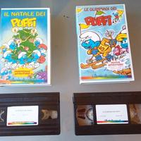 I puffi lotto 2 vhs vintage Cinehollywood
