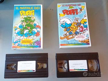 I puffi lotto 2 vhs vintage Cinehollywood