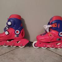 Roller bambina PLAY3 rosa-lilla n.28-30