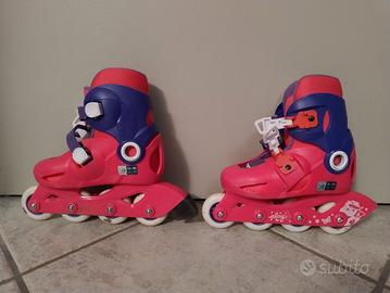 Roller bambina PLAY3 rosa-lilla n.28-30